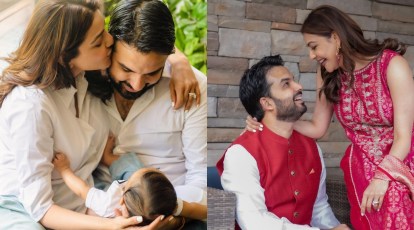 Kajal Aggarwal rings in husband Gautam Kitchlu's birthday with son Neil,  calls him 'best papa in the whole world' | Telugu News - The Indian Express
