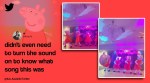 Peppa the pig kala chashma, Viral videos group dressed as Peppa pig dances on kala chasma, Dancers in Peppa the pig costume dance on Bollywood, Viral video Peppa pig Bollywood dance, kala chashma peppa pig crossover, Indian express