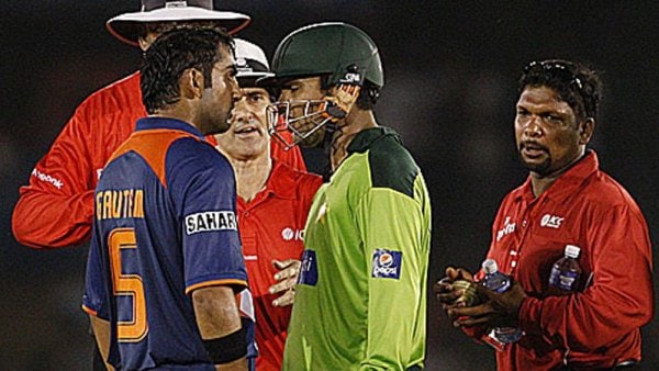 Gautam Gambhir and Kamran Akmal, Asia Cup