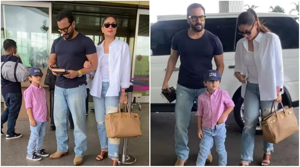 Saif Ali Khan-Kareena Kapoor Fly Off For A Vacation With Children ...