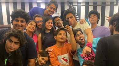 Arhaan Khan and Ibrahim Ali Khan with friends (Photo: Instagram/ Lenn S)