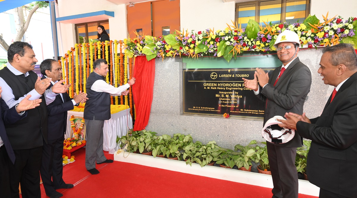 Gujarat First Phase Of Green Hydrogen Plant Commissioned At L T s 