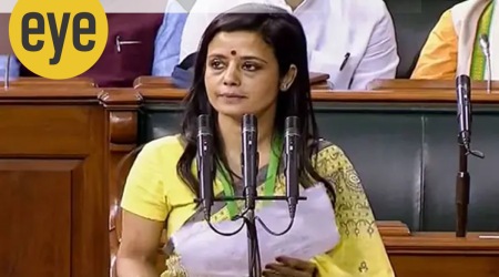 Trinamool MP Mahua Moitra with her Louis Vuitton bag. (Photo: File/PTI)