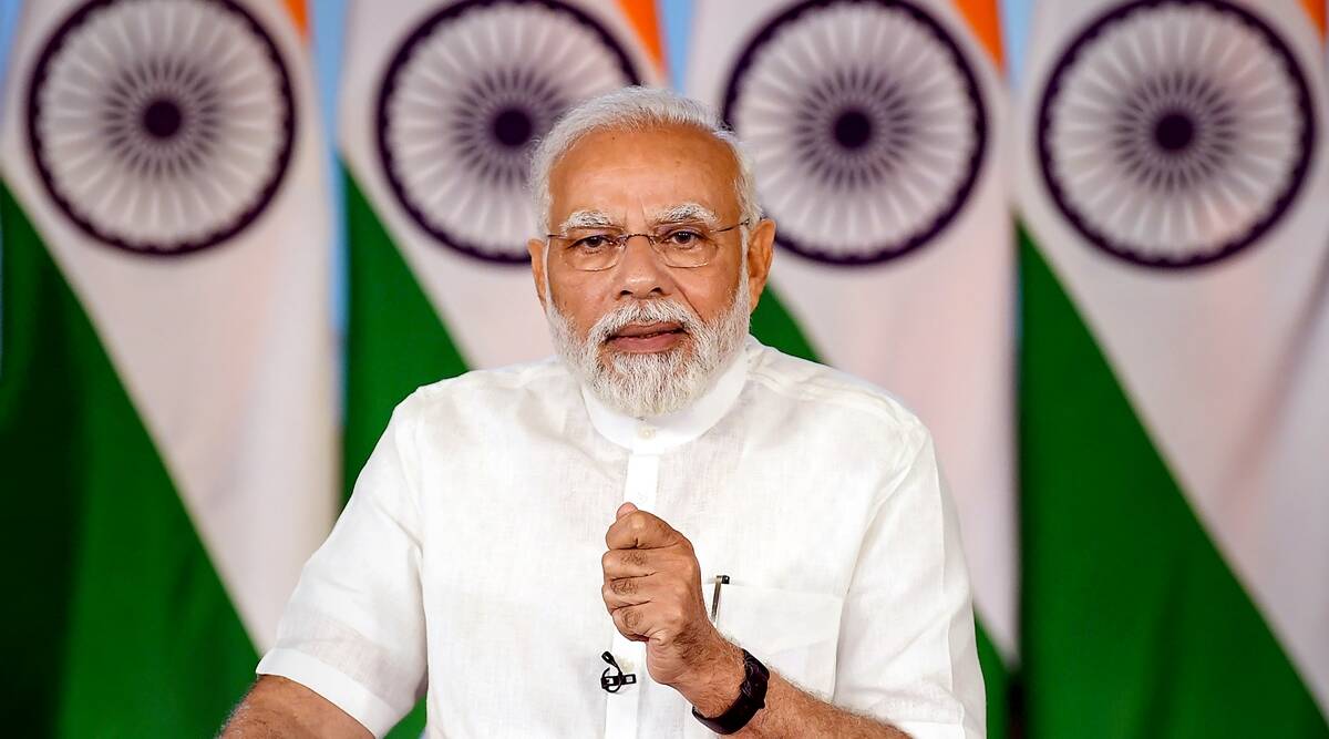 PM Modi accuses Congress of looting the resources of tribals - The