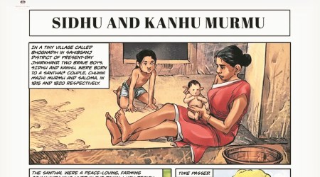 A comic book on freedom fighters of President Murmu’s ilk