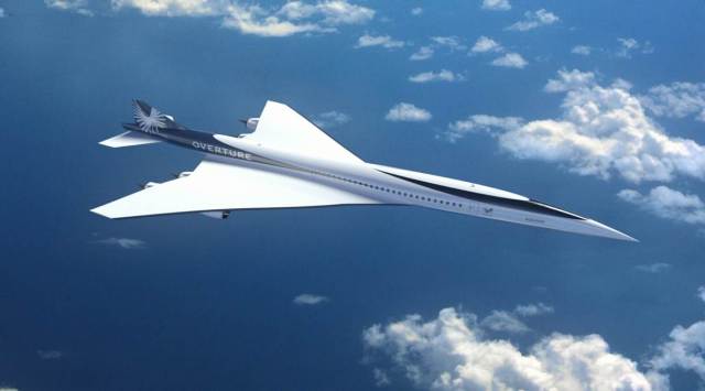 Image: Sky view of Overture aircraft (https://boomsupersonic.com/)