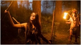 Amber Midthunder in a still from Prey. (Photo: Hulu)