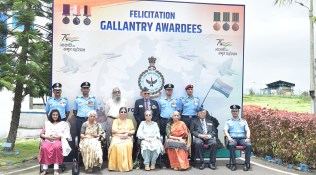 Winners of Gallantry award felicitated at ‘Azadi Ka Amrit Mahotsav’ event
