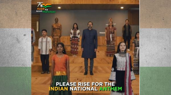 Ricky Kej, Refugees living in India sing national anthem, Ricky Kej refugees Indian national anthem, Independence Day 2022, Jana Gana Man rendition by refugees, Indian express