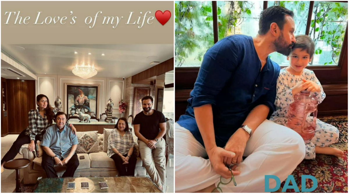 1200px x 667px - Kareena Kapoor shares photo with 'loves of her life', Saba Pataudi give  glimpse of Saif Ali Khan's daddy duties | Entertainment News,The Indian  Express