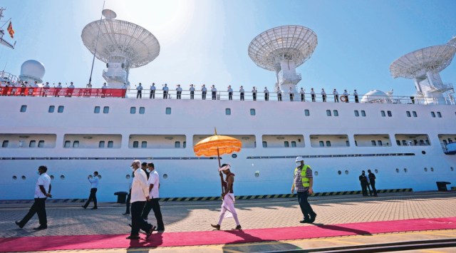 Chinese military vessel, Chinese military vessel in Sri Lanka, Chinese military, Sri Lanka, New Delhi, Indian Express, India news, current affairs, Indian Express News Service, Express News Service, Express News, Indian Express India News