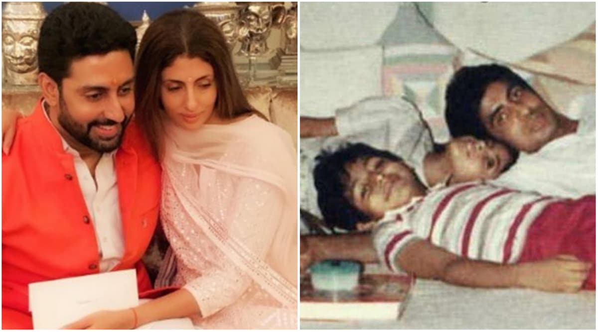 shweta bachchan, abhishek bachchan