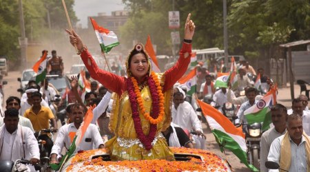 BJP leader and actor Sonali Phogat died of a suspected heart attack in Goa on Tuesday. (Twitter/@sonaliphogatbjp)