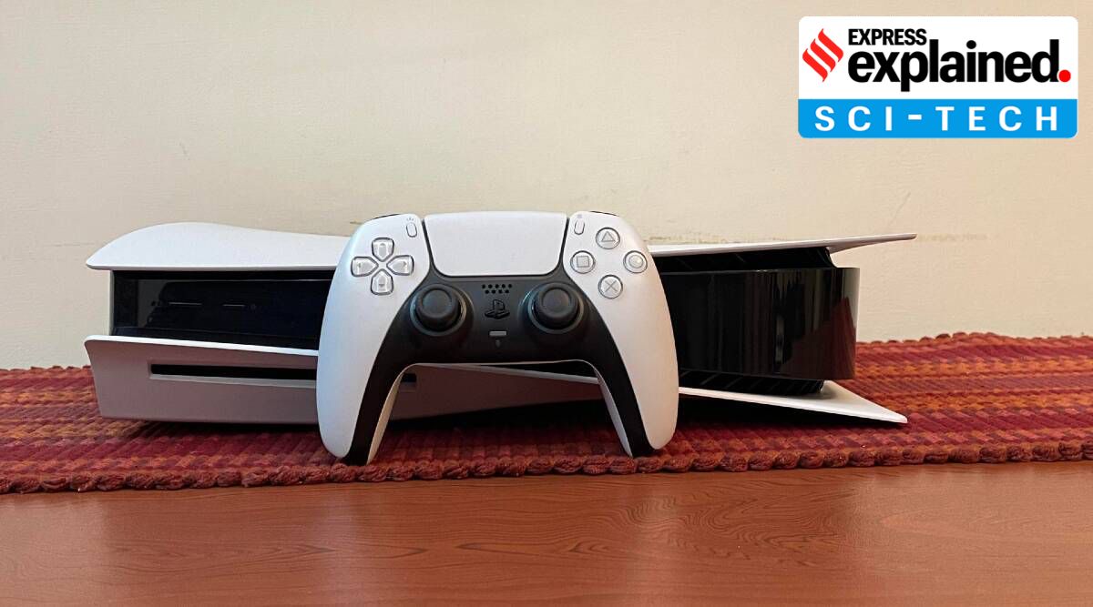 The PlayStation 5 is a cash cow for Sony, as the gaming console is hard to purchase due to high demand. (Express Photo: Anuj Bhatia)
