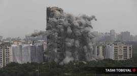 tashi Supertech demolition, Supertech Limited, Supertech, Delhi news, Delhi city news, New Delhi, India news, Indian Express News Service, Express News Service, Express News, Indian Express India News
