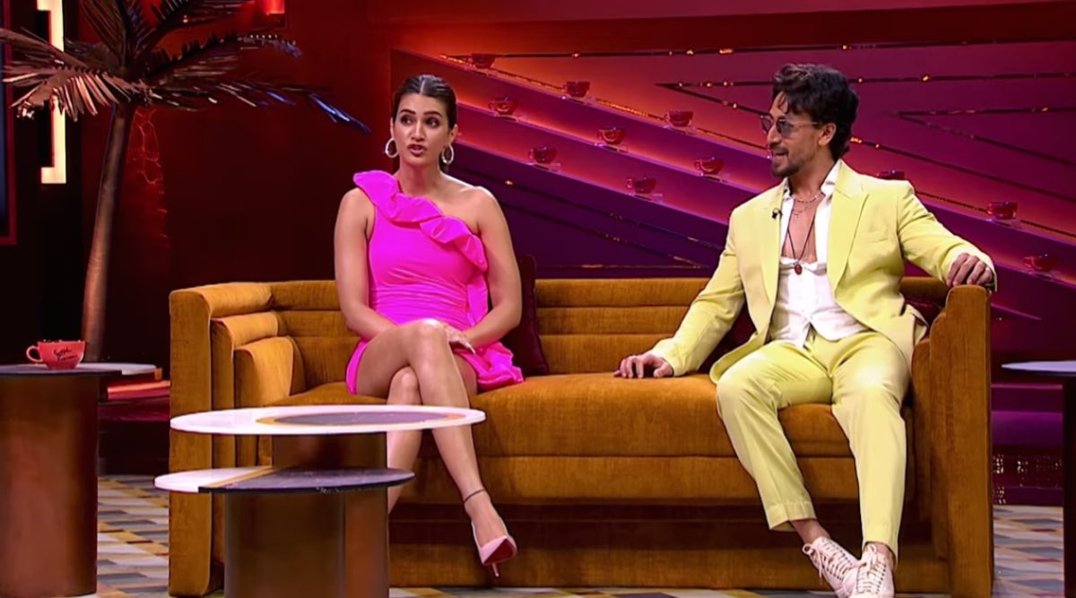 Koffee With Karan 7 promo: Tiger Shroff says he envies Ranveer Singh, Kriti Sanon reveals she auditioned for Student Of The Year | Entertainment News,The Indian Express