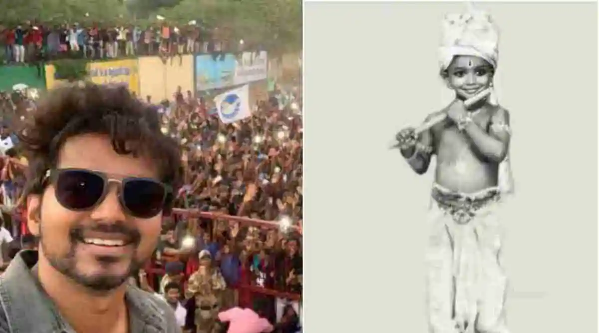 Vijay's childhood picture as Krishna surfaces on Janmashtami. See ...
