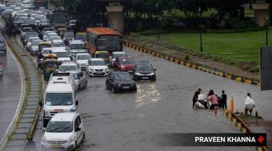 South Delhi, Gurgaon, Delhi NCR weather, Delhi rains, water logging, New Delhi latest news, Indian Express