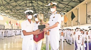 Trainee sailors complete mechanic course at INS Shivaji