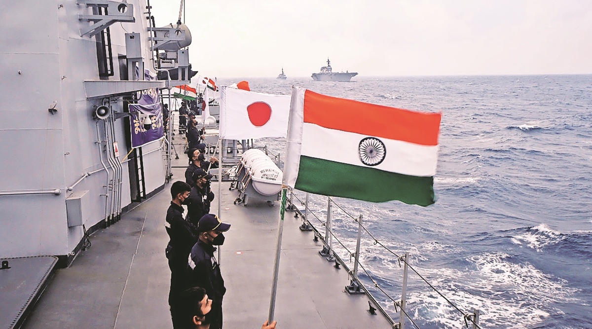 India, Japan, India japan maritime exercise, maritime exercise, Indian Navy,