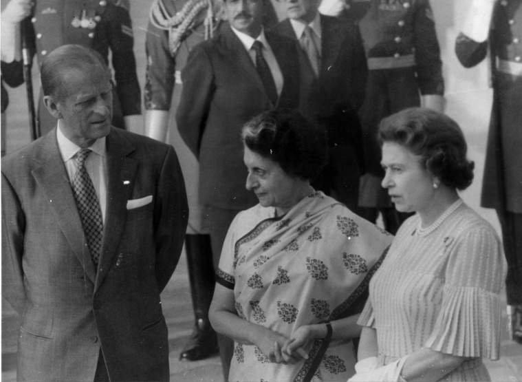 did queen visit india