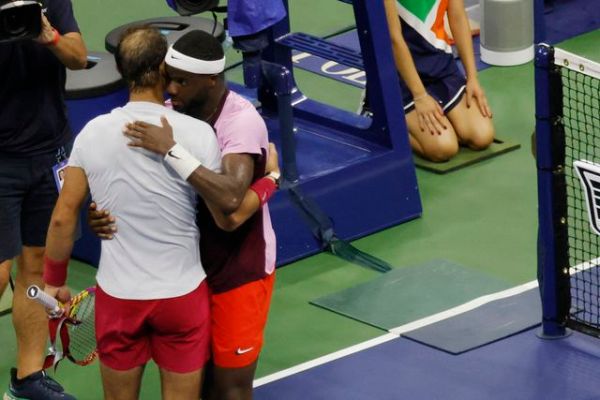 Rafael Nadal and Frances Tiafoe 