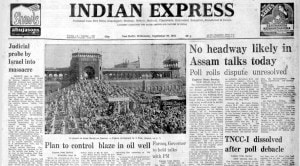 Maneka Gandhi, Congress, Indira Gandhi, Assam, Israel, Assam Deadlock, Punjab Situation, Indian express