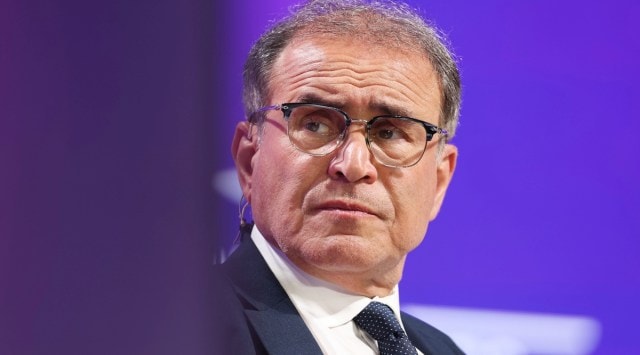 Nouriel Roubini, chief executive officer of Roubini Macro Associates Inc., during a panel session at the Qatar Economic Forum (QEF) in Doha, Qatar, on June 21, 2022. (Bloomberg)