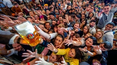 Oktoberfest, Oktoberfest returns, Oktoberfest in Munich, beer fest, Oktoberfest pandemic hiatus, indian express news