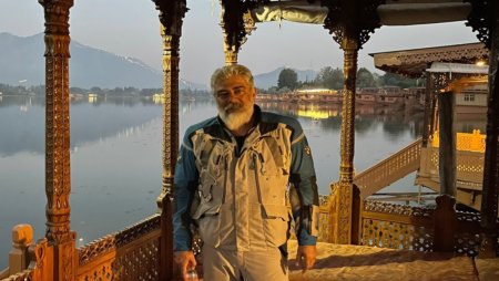 Ajith from his trip to Rishikesh (Image_ Twitter_ Suresh Chandra)