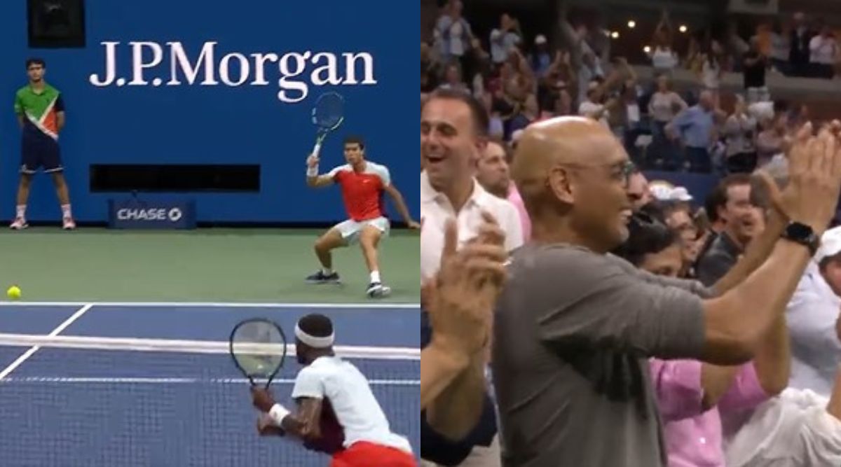 WATCH Carlos Alcaraz stunning shot at US Open semifinal