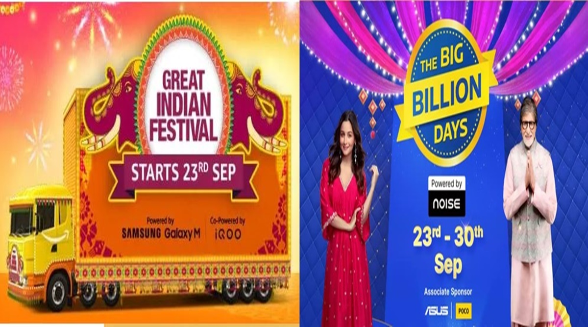 Amazon Great Indian Festival, Flipkart Big Billion Days sales Dates