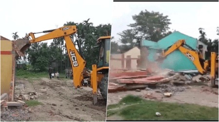 The drive began around 5 am and as most residents had already vacated their houses, the structures are being demolished with the help of excavators and other heavy machinery, he said. (ANI)