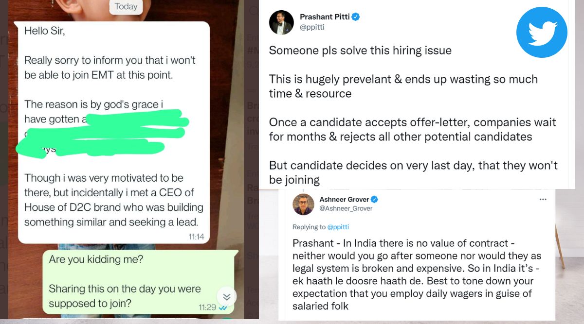 BharatPe, Ashneer Grover, daily wagers, salaried folk, salary, EaseMyTrip, Prashant Pitti, Twitter, slammed, Twitterati, viral, trending