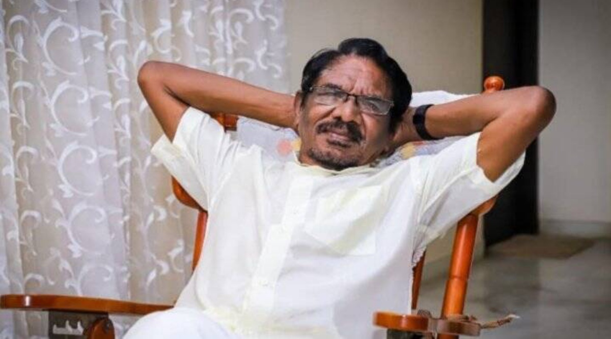 Bharathi Raja With Camera Tamil Nadu CM MK Stalin visits filmmaker Bharathiraja after latter’s ...