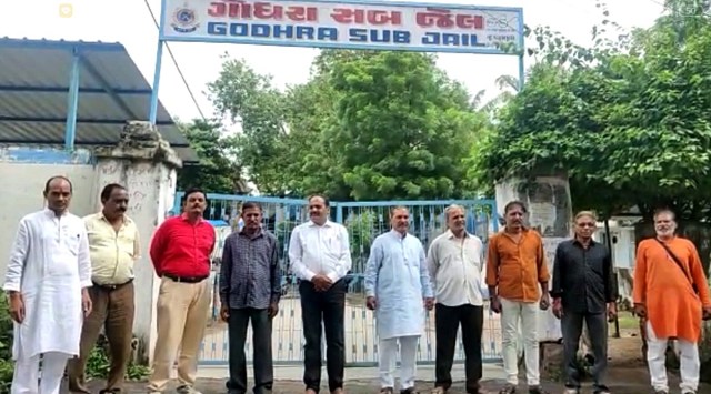The 11 convicts of the Bilkis Bano case of the 2002 Gujarat riots, walked out of the Godhra sub-jail on August 15, serving 18 years of their life term, after the Gujarat government granted them remission from the life sentencing. (Express photo) 