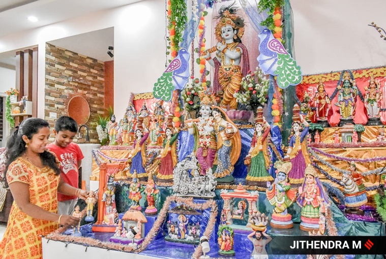 Navratri, Navratri festival, Bombe Habba, festival of dolls, Bombe Habba celebration Karnataka, Bombe Habba Mysore, doll festival in Mysore, Bombe Habba photographs, indian express news