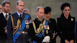 Queen Elizabeth II funeral, Queen Elizabeth II funeral procession, Kate Middleton, Meghan Markle, mourning veils, black veils, dress code, royal family dress code, indian express news