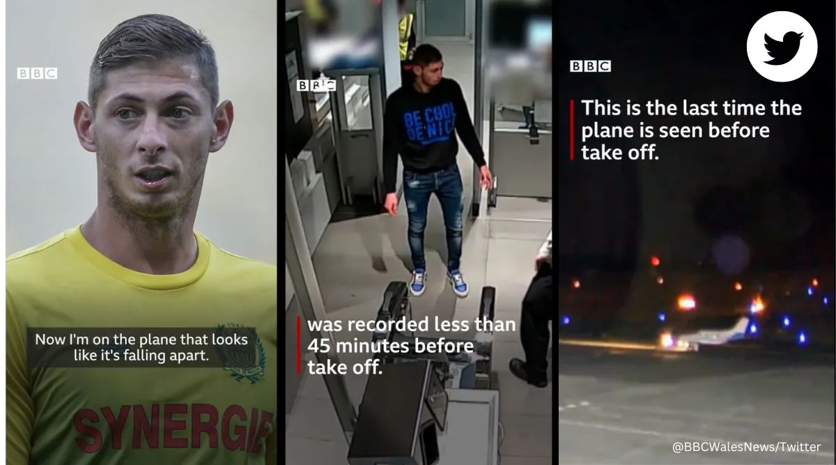 Watch CCTV footage shows final moments of footballer Emiliano Sala who died in plane crash in 2019 Trending News pic