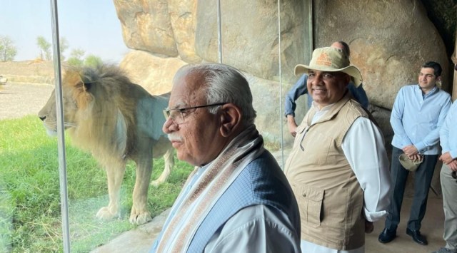 Haryana Chief Minister Manohar Lal Khattar. (Pics released by state government)