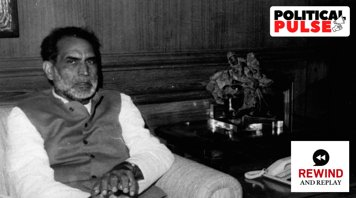 Former Prime Minister Chandra Shekhar in New Delhi on 28.1.1991. (Express archive photo)