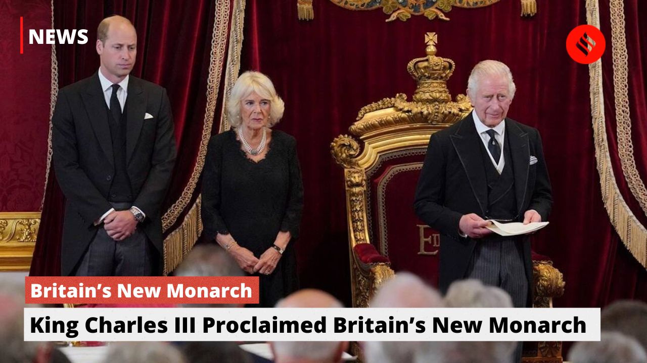 King Charles Iii Proclaimed Britains New Monarch In London United Kingdom The Indian Express 1150