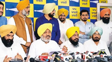 Punjab Police, Aam Aadmi Party, FIR registered over AAP charge, Bharatiya Janata Party (BJP), Punjab news, Chandigarh city news, Chandigarh, India news, Indian Express News Service, Express News Service, Express News, Indian Express India News