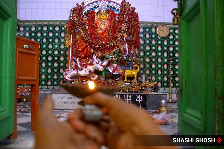 Durga Puja, Durga Puja 2022, Kolkata’s oldest temple, Chitteswari Durga temple, Durga temple of Kolkata, eye 2022, sunday eye, indian express news