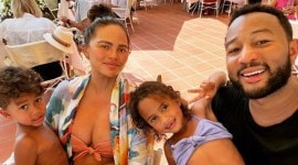 Chrissy Teigen, Chrissy Teigen news, Chrissy Teigen pregnancy, Chrissy Teigen pregnant third child, Chrissy Teigen children, Chrissy Teigen rainbow baby, Chrissy Teigen third pregnancy, Chrissy Teigen and John Legend, indian express news