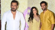 Salman Khan does Ganesh aarti with family, Katrina Kaif-Vicky Kaushal in attendance. Watch