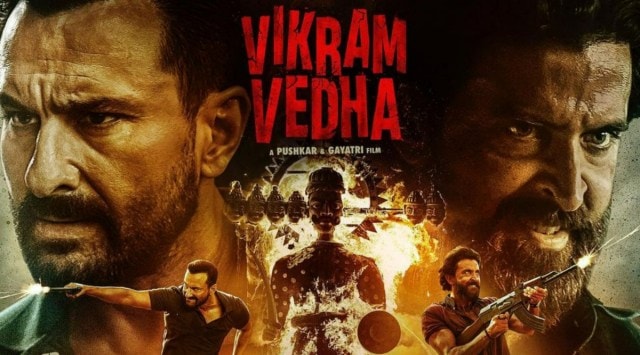 vikram vedha trailer, hrithik roshan, saif ali khan