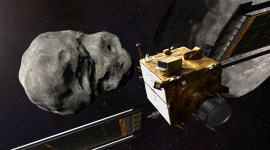 NASA's DART spacecraft illustration