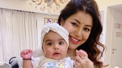 Debina Bonnerjee, Debina Bonnerjee news, Debina Bonnerjee pregnancy, Debina Bonnerjee exercises, Debina Bonnerjee natural delivery, Debina Bonnerjee normal birth, Debina Bonnerjee pregnancy exercises, indian express news