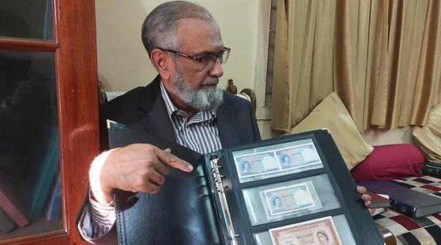 Born in 1953, the year of Queen Elizabeth II's coronation and a year after her accession, Hussaini says it was a quarter century later, in 1977, that he became a serious collector. (Express)